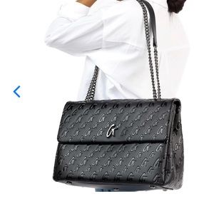 Glamaholic Life Style Monogram Large Flap Bag